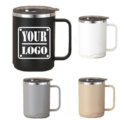 Silk-screen Printed Stainless Steel Coffee Mug